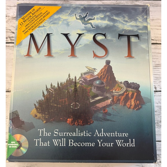 MYST MPC Windows CD-ROM Game Box Set - Picture 1 of 10